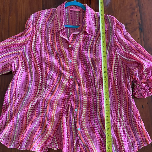 Bellissimo womens 3/4 length sleeve button down 2X - Picture 6 of 6